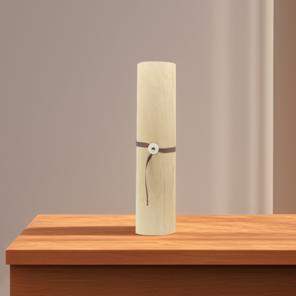 Interior Design Presentation - Okrągłe pudełko na herbatę z naturalnej