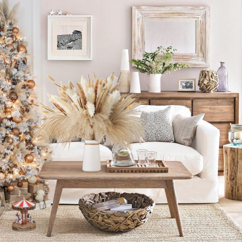 120 sztuk naturalnych mieszany – Dried Pampas Bundle recenzja i cena