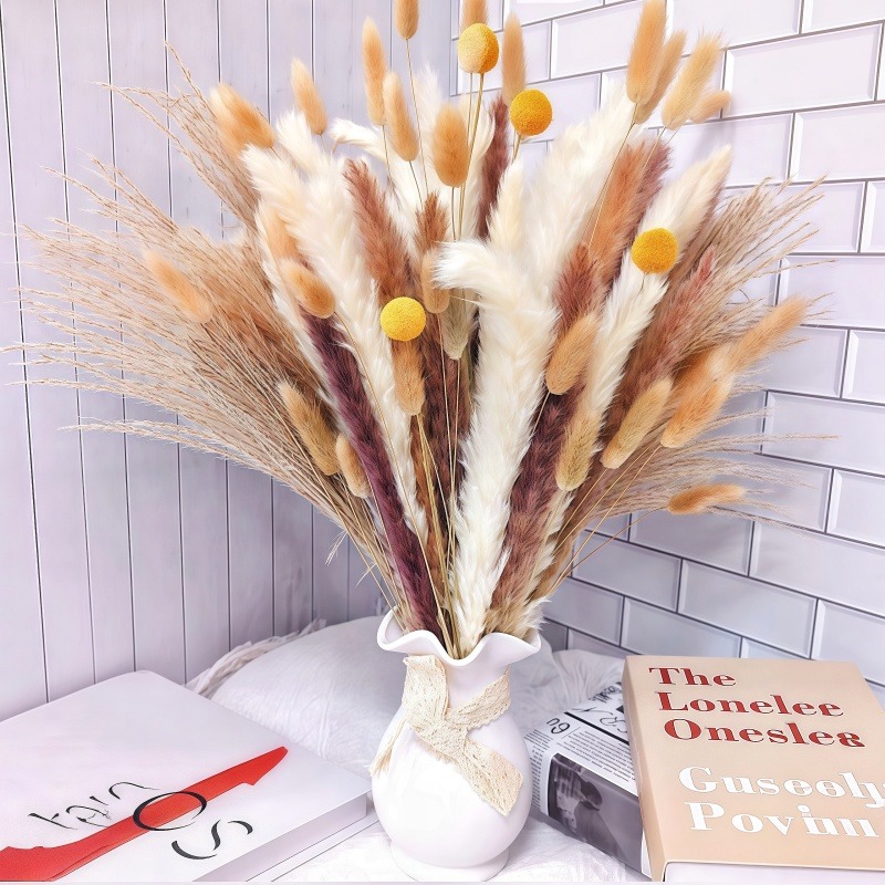 50-105 szt. Boho Rustic Miesza – Dried Pampas Bundle recenzja i cena