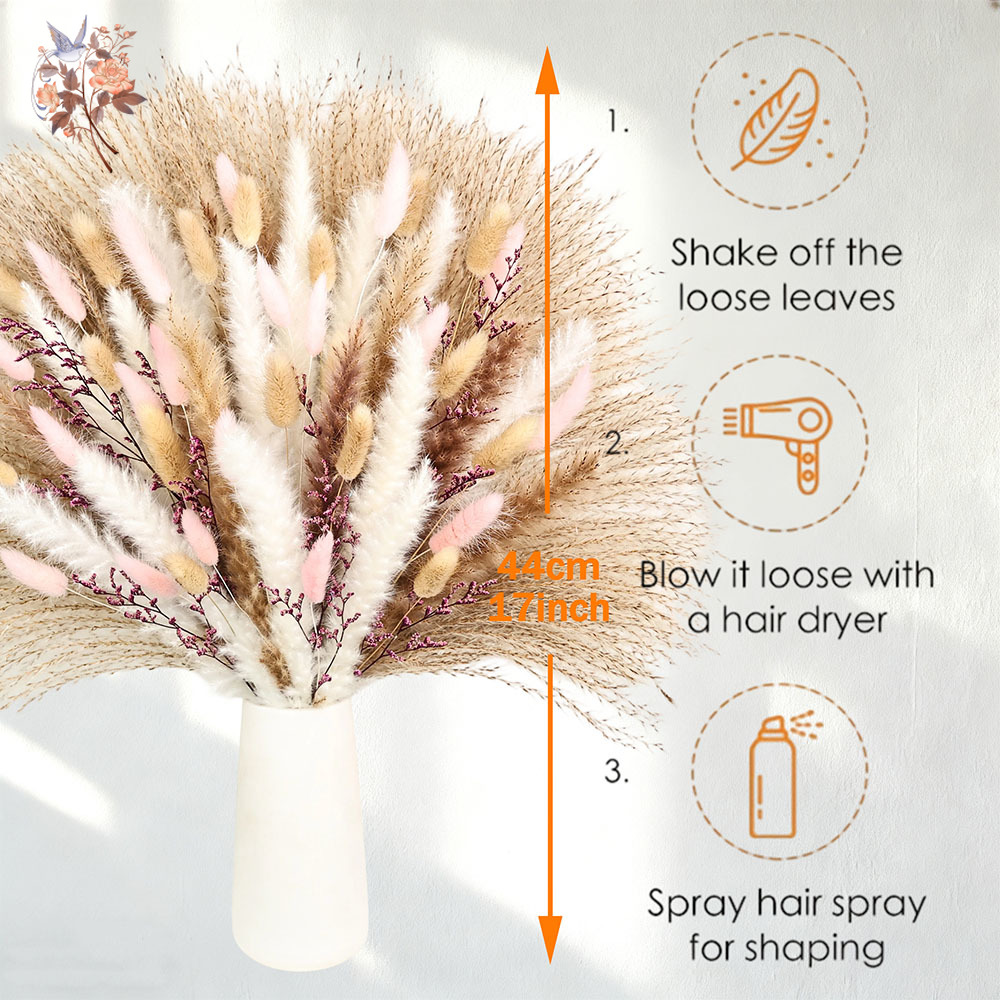 Puszyste trawy pampasowe, król – Dried Pampas Bundle recenzja i cena