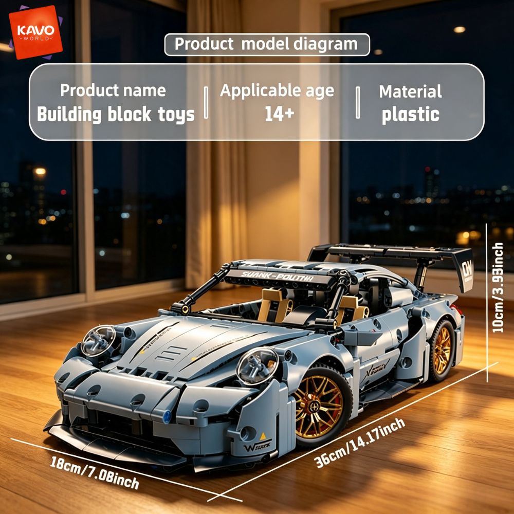KAVOWORLD 973 elementów Zabawn – Interior Design Build recenzja i cena