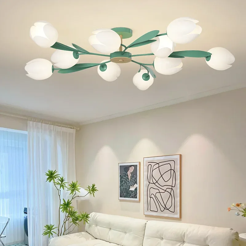 Żyrandole z motywem kwiatowym, – Interior Design Kitchen And Living Room recenzja i cena